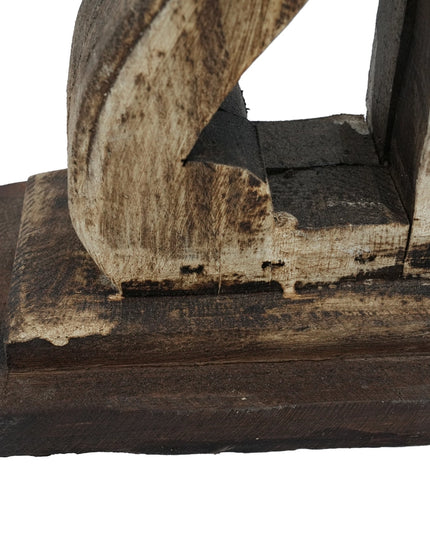 Joliet Farmhouse-Rustic-Corbel-Antiqued White-5Wx6Dx14H