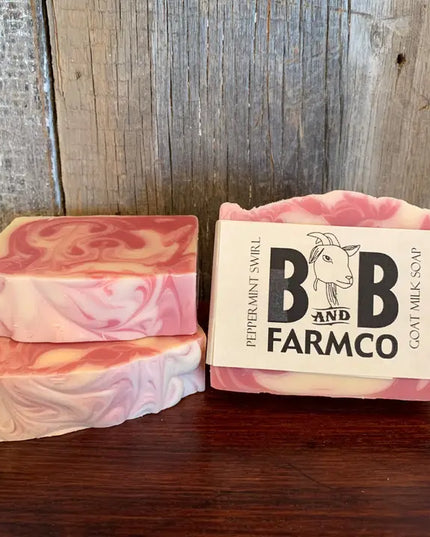 Peppermint Swirl Goat Milk Soap