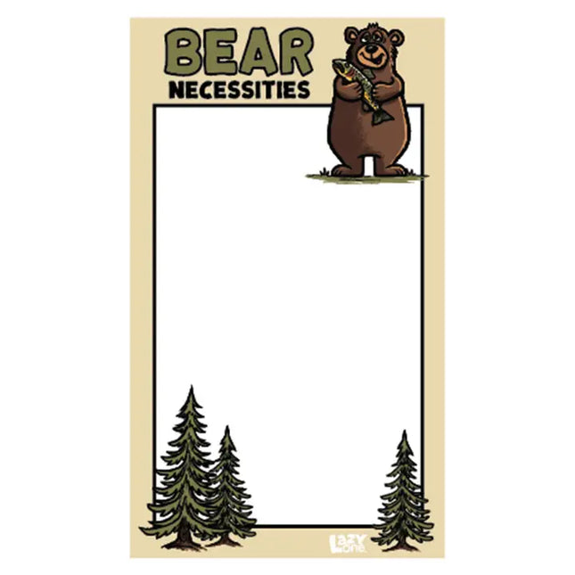 Bear Necessities Small Notepad