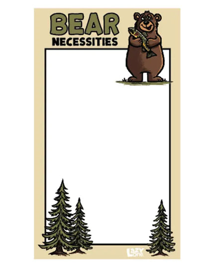 Bear Necessities Small Notepad