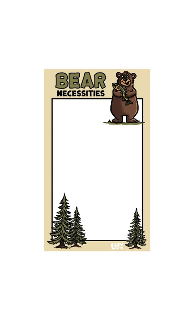 Bear Necessities Small Notepad