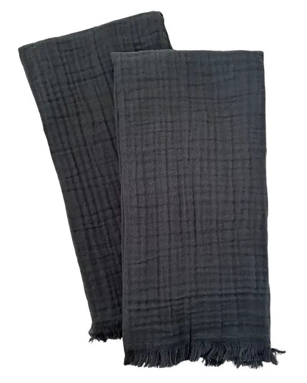 Gauze Fringe Tea Towel Set
