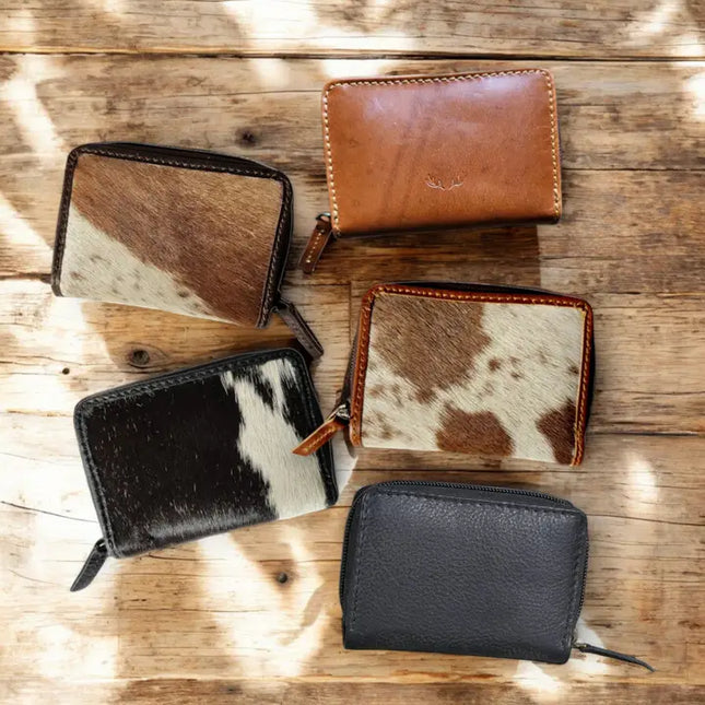 Cowhide/Leather Credit Card Wallet