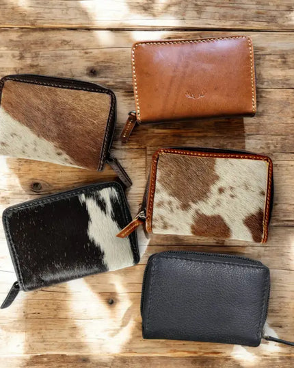 Cowhide/Leather Credit Card Wallet