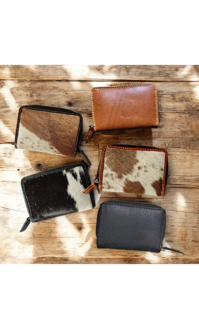 Cowhide/Leather Credit Card Wallet