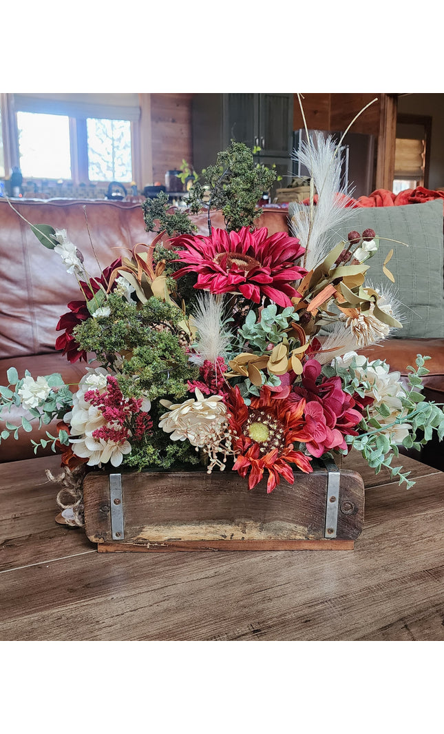 Rustic Red Floral