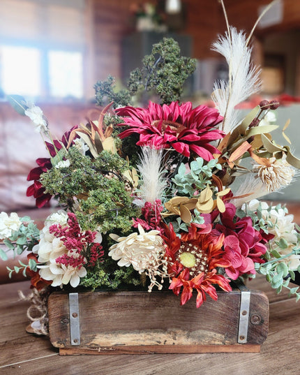 Rustic Red Floral