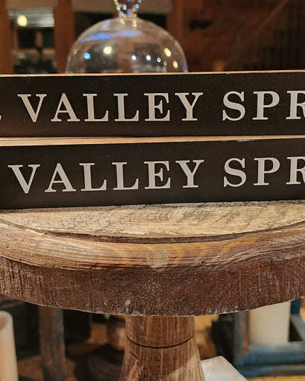 Bear Valley Springs Skinny Wooden Sign