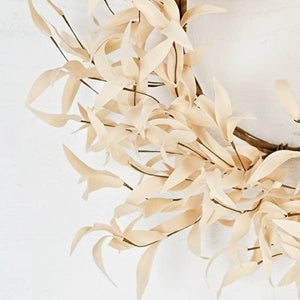 24in Buttercup Herb Leaves Wreath