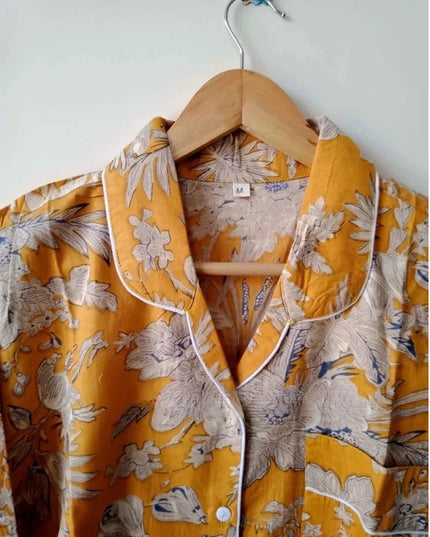 Floral Printed Pajama Set
