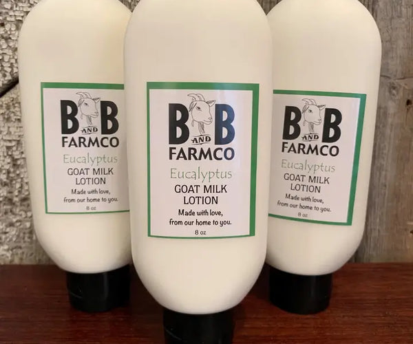 Eucalyptus Goat Milk Lotion - 8 oz – HH Ranch - Hey Hideaway