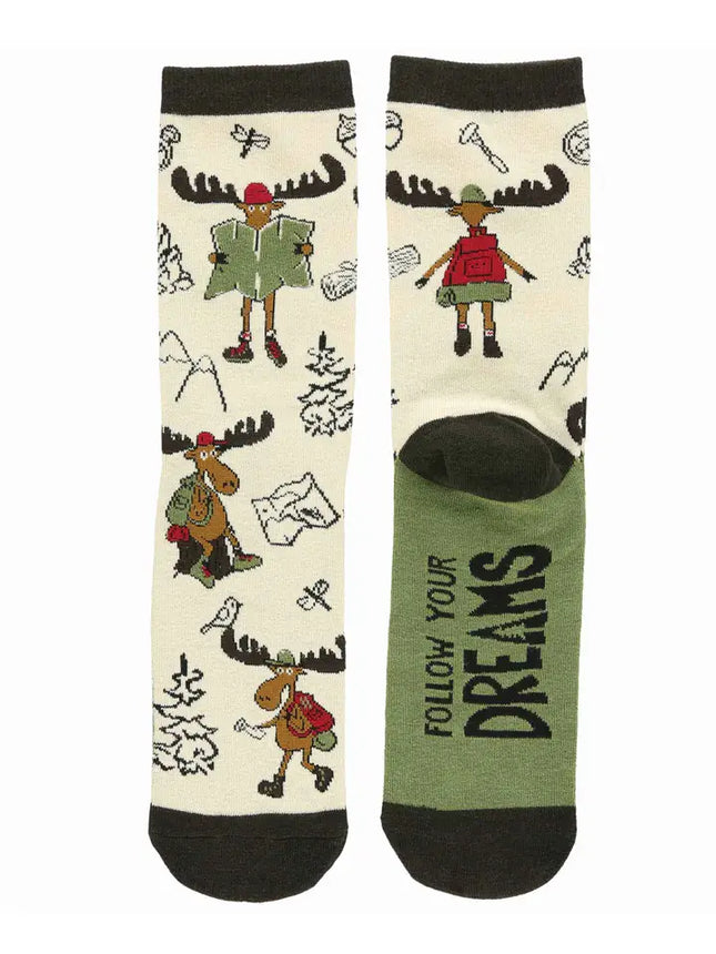 Follow Your Dreams Crew Sock One Size