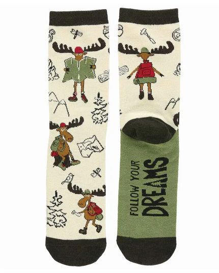 Follow Your Dreams Crew Sock One Size
