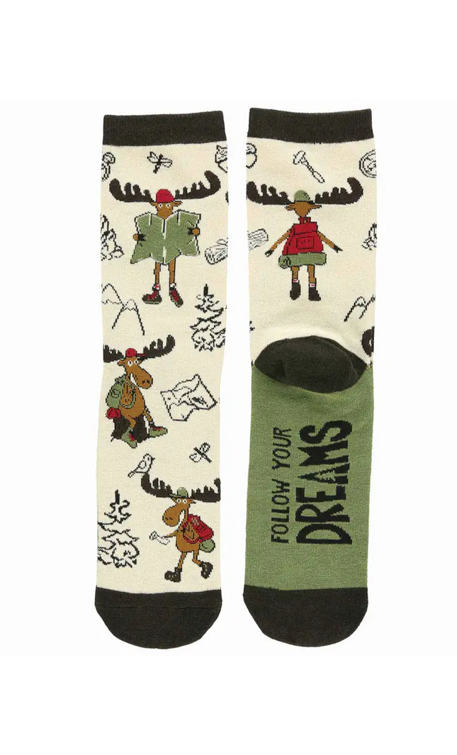 Follow Your Dreams Crew Sock One Size
