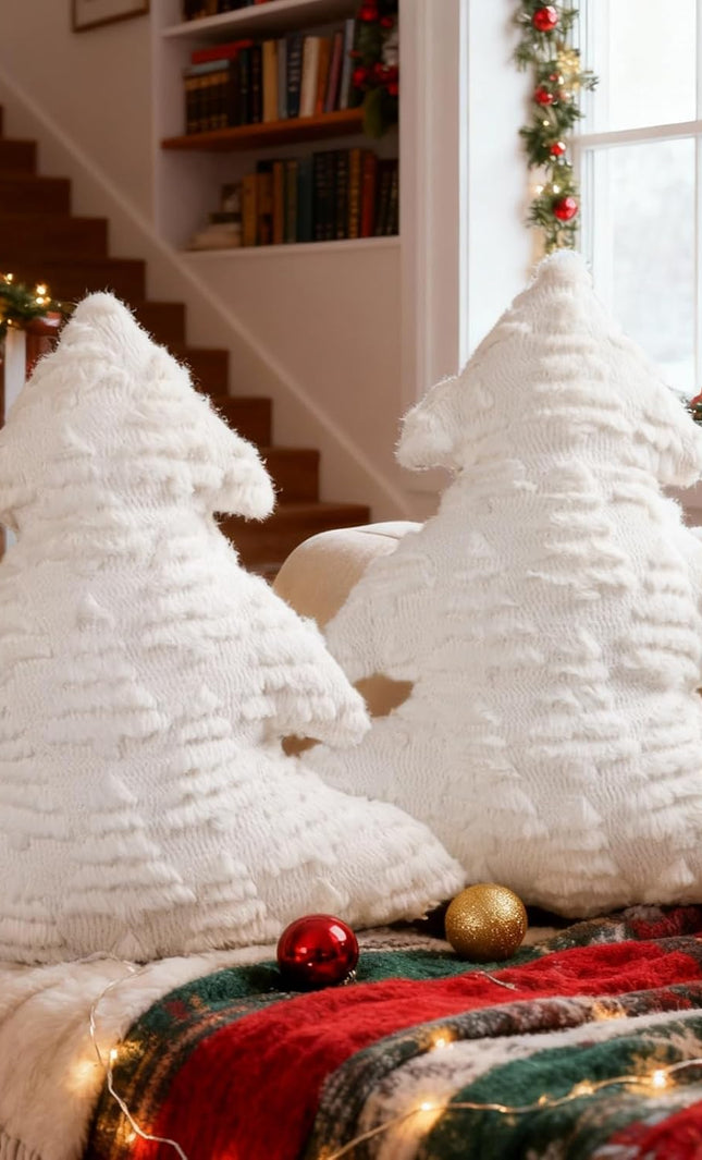 Holiday Christmas Tree Pillow