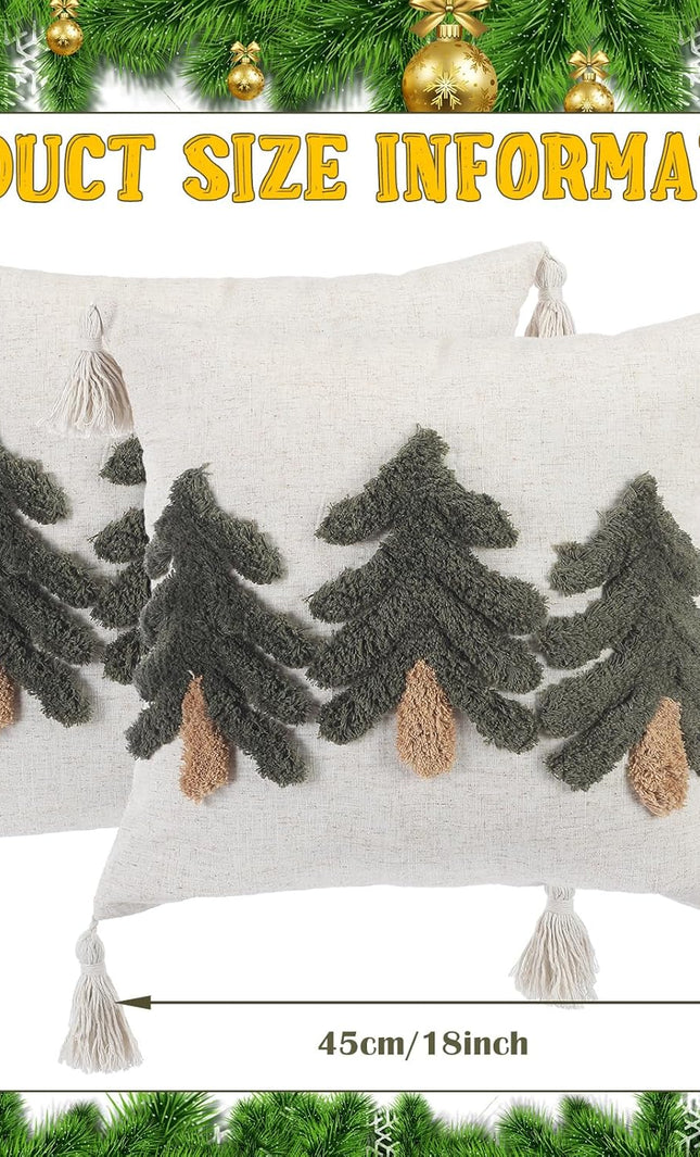 Holiday Christmas Tree Pillow
