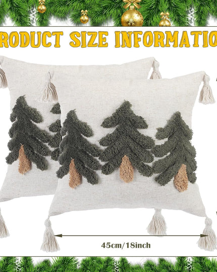 Holiday Christmas Tree Pillow