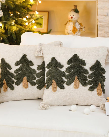 Holiday Christmas Tree Pillow