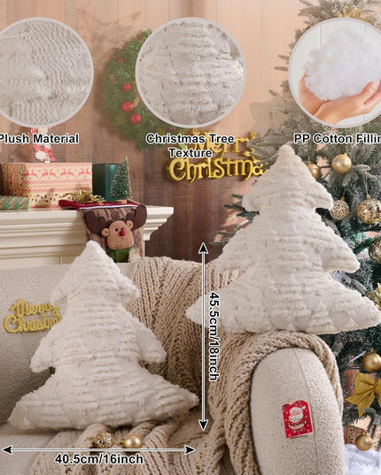Holiday Christmas Tree Pillow