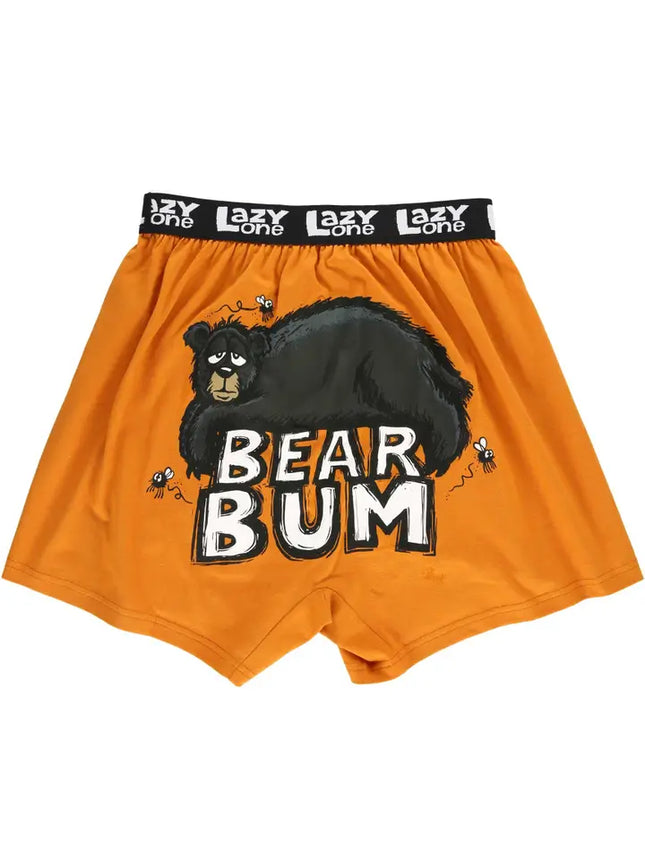 Bear Bum Orange Boxer