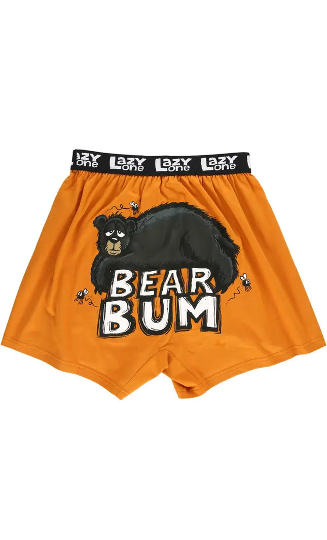 Bear Bum Orange Boxer