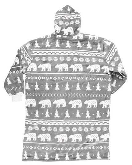 Nordic Bear Blanket Hoodie