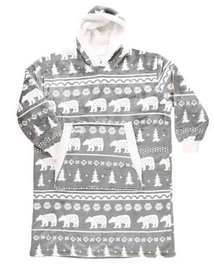 Nordic Bear Blanket Hoodie