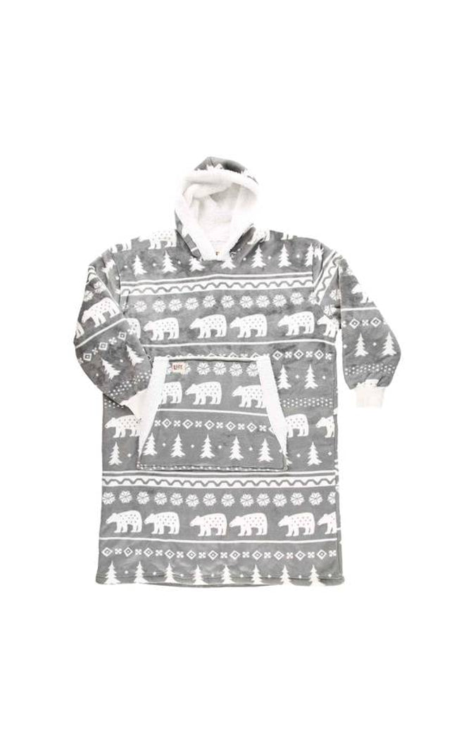 Nordic Bear Blanket Hoodie