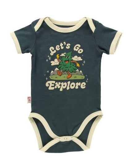 Vintage Camping Infant Creeper