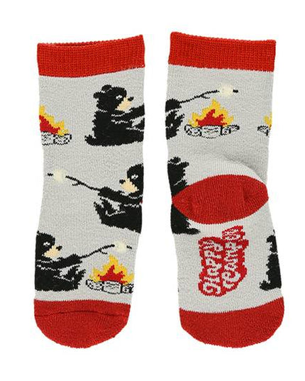Happy Camper Grey Infant Sock