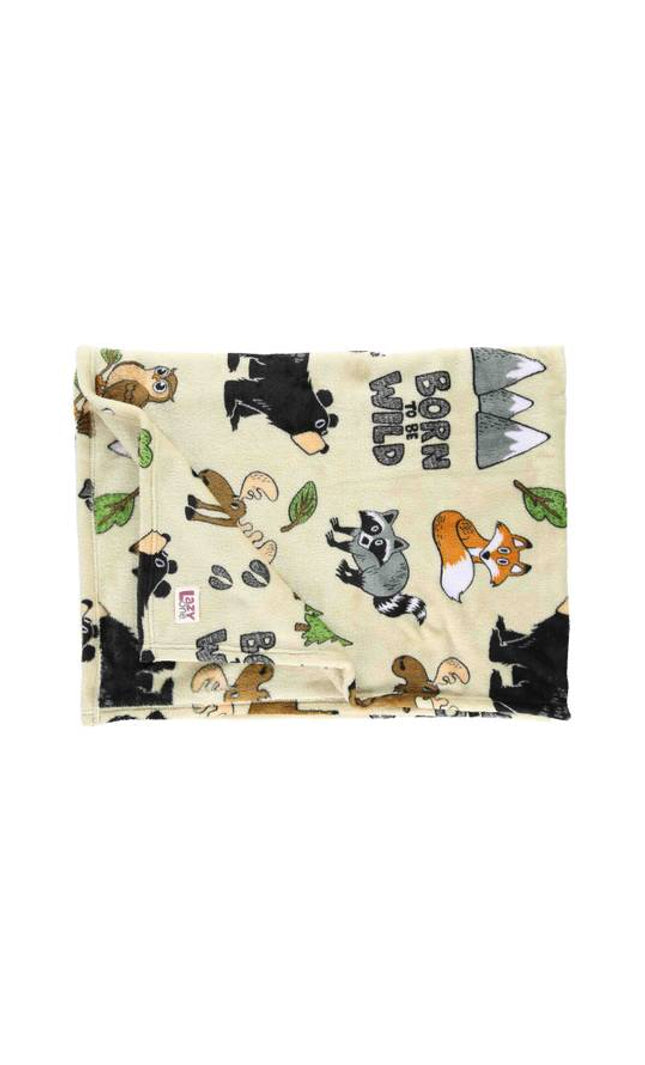 Born Wild Travel Blanket