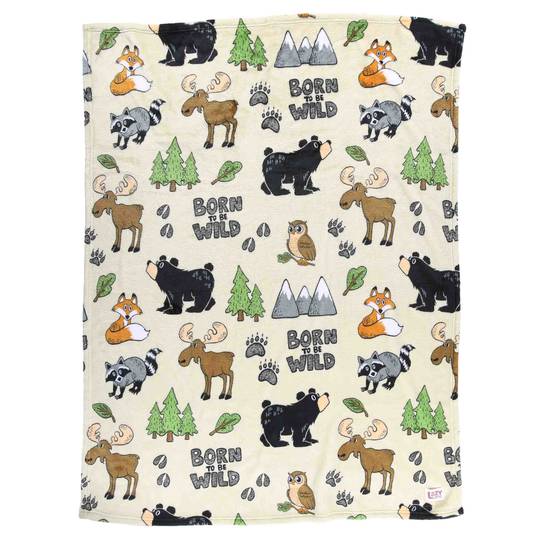 Born Wild Travel Blanket