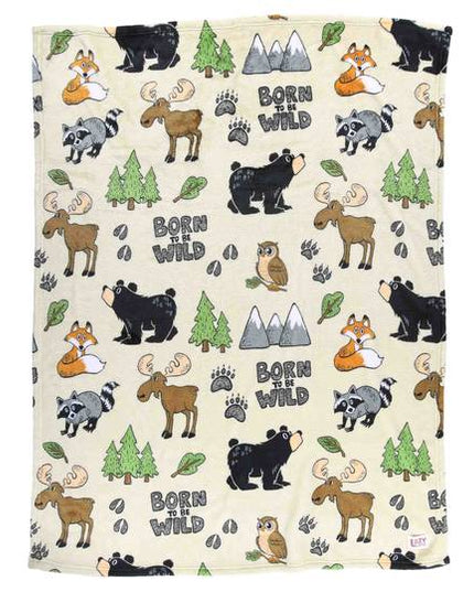 Born Wild Travel Blanket