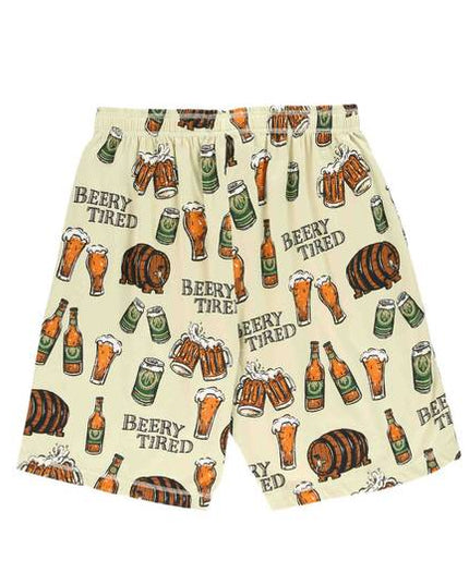 Beery Tired Tan Men's PJ Shorts