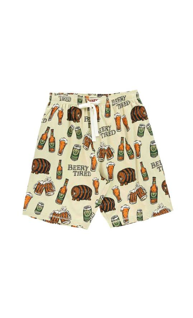 Beery Tired Tan Men's PJ Shorts