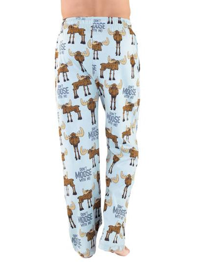 Don't Moose with Me Blue PJ Pant