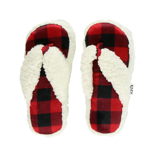 Moose Plaid Slipper