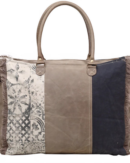 Retro Print Weekender Bag
