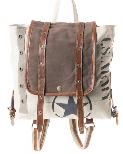 Army Motif Backpack Bag