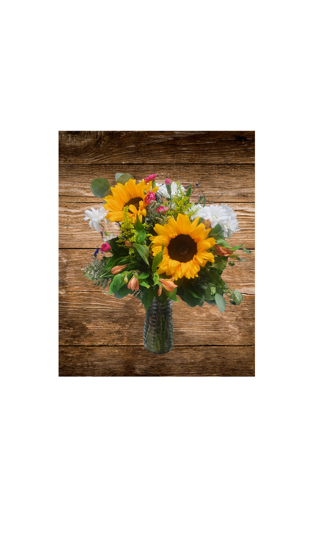 Rustic Sunflower Beauty