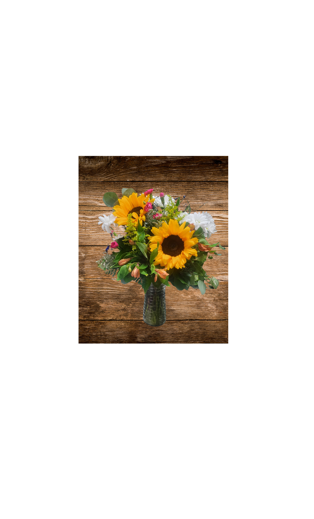 Rustic Sunflower Beauty
