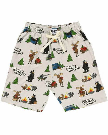 Happy Camper Grey Men's PJ Short