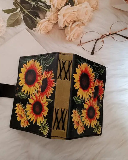Sun Flower Leather Journal