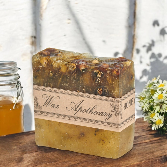 Honey Chamomile Botanical Handmade Soap: Comfort
