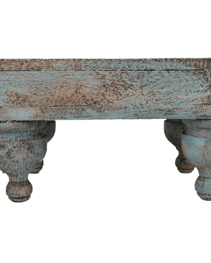 Haysley Table-Display-Reclaimed Wood-14x12 Inch-Turquoise