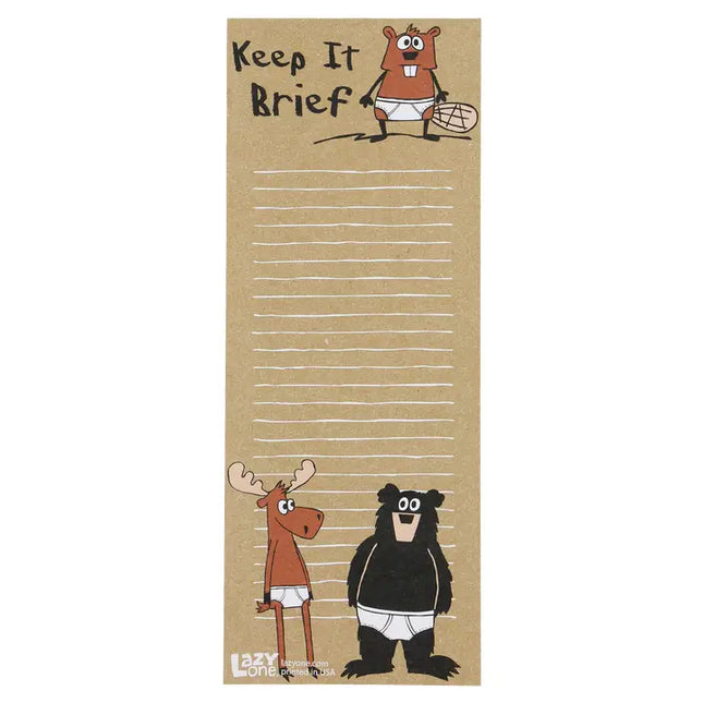 Keep It Brief Notepad