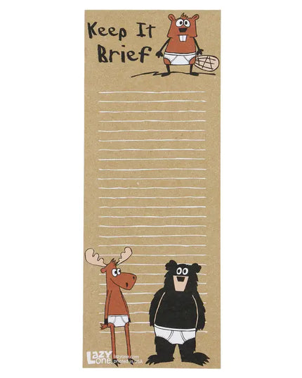 Keep It Brief Notepad