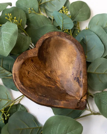 Sweet Heart Dough Bowl - Natural Color