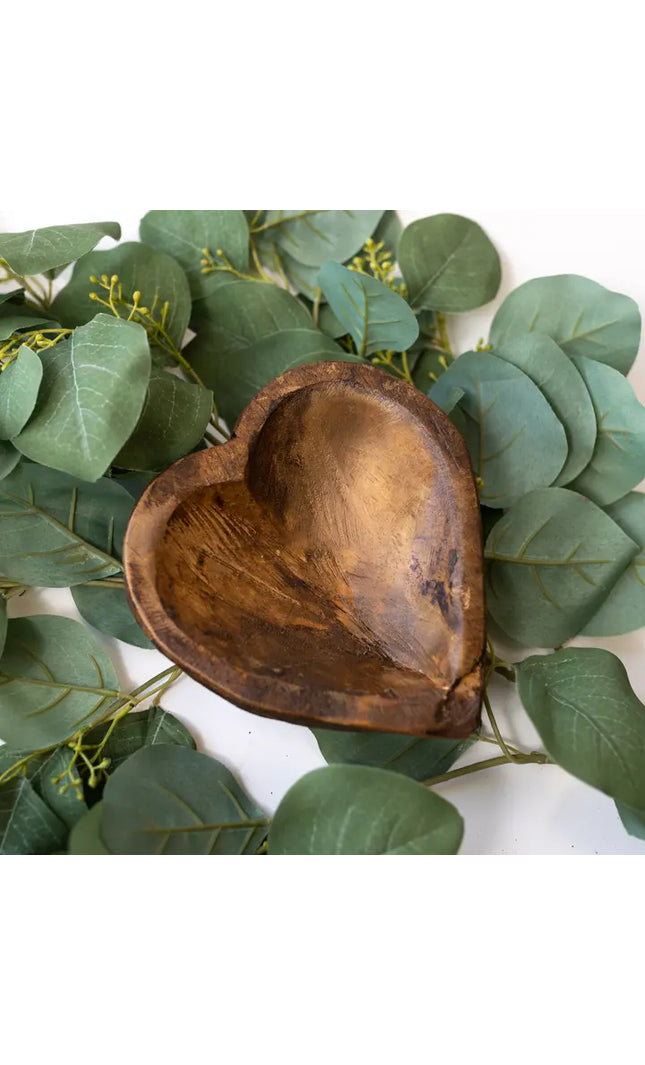 Sweet Heart Dough Bowl - Natural Color