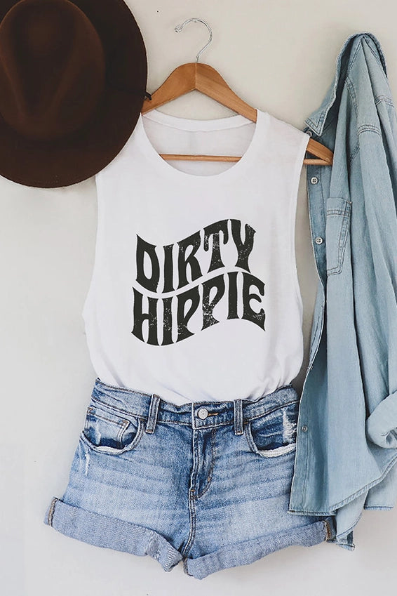 Dirty Hippie White T